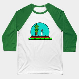 Snowball​ and​ ​snowman Baseball T-Shirt